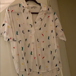 Madewell Short Sleeve Button Up
